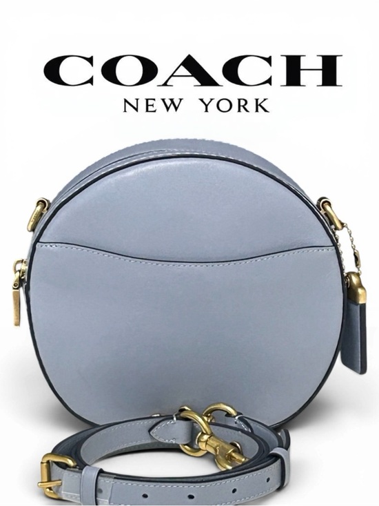 Coach Handbags - COACH Canteen Glovetanned Smooth Leather in Twilight Blue